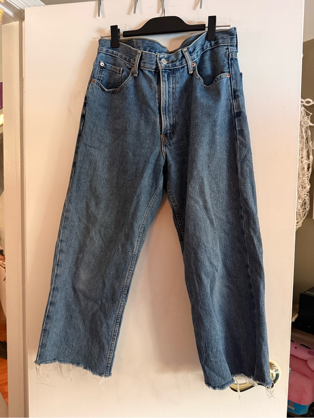 Levi Strauss 550 Cropped High Waist EUC